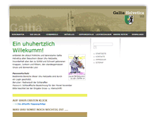 Tablet Screenshot of gallia-helvetica.ch